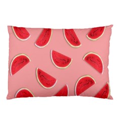 Water Melon Red Pillow Case (two Sides) by nate14shop