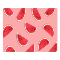 Water Melon Red Double Sided Flano Blanket (large)  by nate14shop