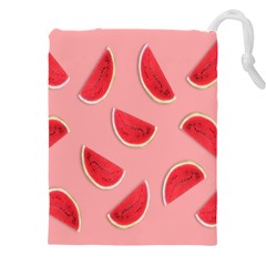 Water Melon Red Drawstring Pouch (4xl) by nate14shop