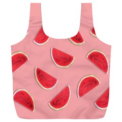 Water Melon Red Full Print Recycle Bag (xxl) by nate14shop