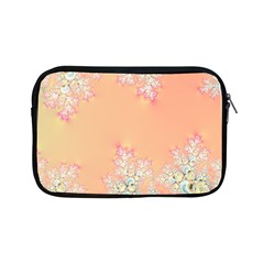 Peach Spring Frost On Flowers Fractal Apple Ipad Mini Zipper Cases by Artist4God