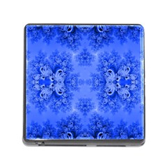 Blue Sky Over The Bluebells Frost Fractal Memory Card Reader (square 5 Slot) by Artist4God