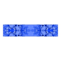 Blue Sky Over The Bluebells Frost Fractal Velvet Scrunchie by Artist4God