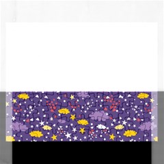 Pattern-cute-clouds-stars Rectangular Jigsaw Puzzl by Jancukart