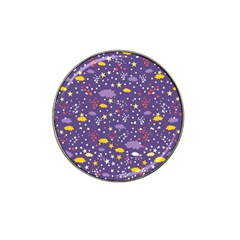 Pattern-cute-clouds-stars Hat Clip Ball Marker (4 Pack) by Jancukart