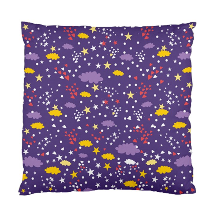 Pattern-cute-clouds-stars Standard Cushion Case (One Side)