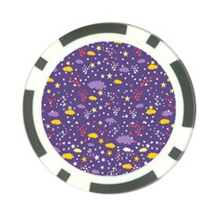 Pattern-cute-clouds-stars Poker Chip Card Guard (10 Pack)