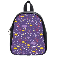 Pattern-cute-clouds-stars School Bag (small)