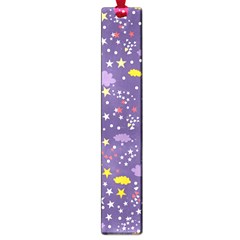 Pattern-cute-clouds-stars Large Book Marks