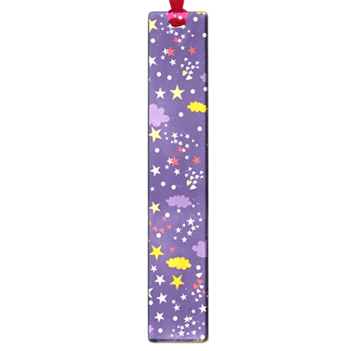 Pattern-cute-clouds-stars Large Book Marks