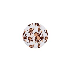 Monkey-seamless-pattern 1  Mini Buttons by Jancukart