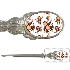 Monkey-seamless-pattern Letter Opener by Jancukart