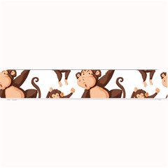 Monkey-seamless-pattern Small Bar Mats