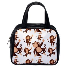 Monkey-seamless-pattern Classic Handbag (one Side)