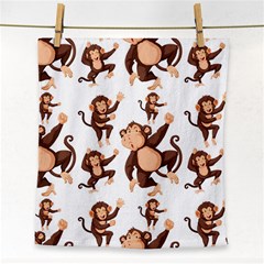 Monkey-seamless-pattern Face Towel