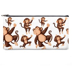 Monkey-seamless-pattern Pencil Case by Jancukart