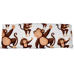 Monkey-seamless-pattern Body Pillow Case (dakimakura)