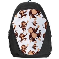 Monkey-seamless-pattern Backpack Bag