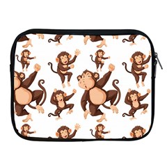 Monkey-seamless-pattern Apple Ipad 2/3/4 Zipper Cases