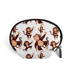 Monkey-seamless-pattern Accessory Pouch (small)