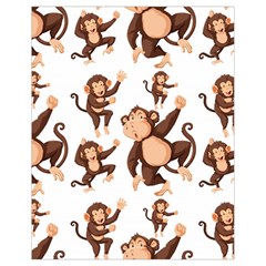 Monkey-seamless-pattern Drawstring Bag (small)