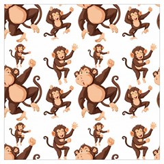 Monkey-seamless-pattern Lightweight Scarf  by Jancukart