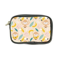 Cute-monkey-banana-seamless-pattern-background Coin Purse