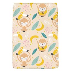 Cute-monkey-banana-seamless-pattern-background Removable Flap Cover (s) by Jancukart