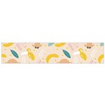 Cute-monkey-banana-seamless-pattern-background Small Flano Scarf Front