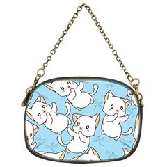 Seamless-little-cat-dragonfly-pattern Chain Purse (two Sides)