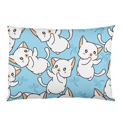 Seamless-little-cat-dragonfly-pattern Pillow Case (two Sides)