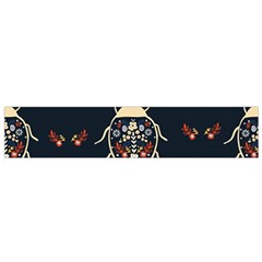 Floral-bugs-seamless-pattern Small Flano Scarf