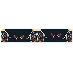 Floral-bugs-seamless-pattern Large Flano Scarf 