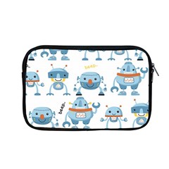 Seamless Pattern With Funny Robot Cartoon Apple Macbook Pro 13  Zipper Case by Jancukart