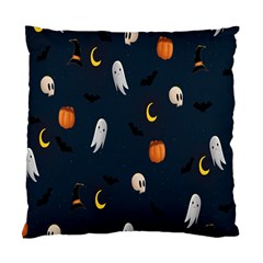 Halloween Ghost Pumpkin Bat Skull Standard Cushion Case (two Sides) by artworkshop