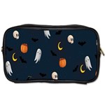 Halloween Ghost Pumpkin Bat Skull Toiletries Bag (Two Sides) Front