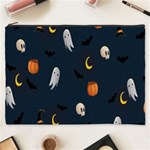 Halloween Ghost Pumpkin Bat Skull Cosmetic Bag (XXXL) Front