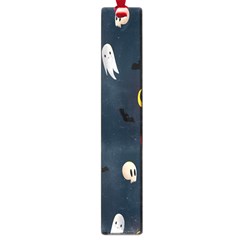 Halloween Ghost Pumpkin Bat Skull Large Book Marks by artworkshop