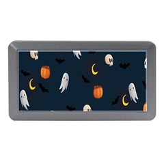 Halloween Ghost Pumpkin Bat Skull Memory Card Reader (mini) by artworkshop