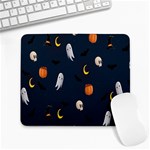 Halloween Ghost Pumpkin Bat Skull Large Mousepads Front