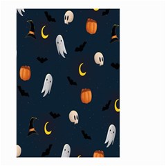 Halloween Ghost Pumpkin Bat Skull Small Garden Flag (two Sides) by artworkshop