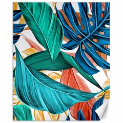 Leaves Tropical Exotic Canvas 16  X 20  by artworkshop