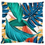 Leaves Tropical Exotic Standard Flano Cushion Case (Two Sides) Front