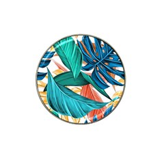 Leaves Tropical Exotic Hat Clip Ball Marker by artworkshop