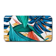 Leaves Tropical Exotic Medium Bar Mats by artworkshop