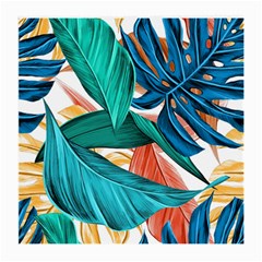 Leaves Tropical Exotic Medium Glasses Cloth (2 Sides) by artworkshop