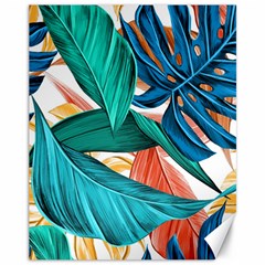 Leaves Tropical Exotic Canvas 11  X 14  by artworkshop