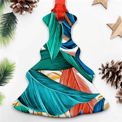 Leaves Tropical Exotic Ornament (christmas Tree)  by artworkshop