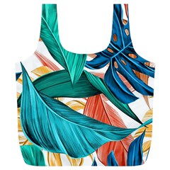 Leaves Tropical Exotic Full Print Recycle Bag (xl) by artworkshop