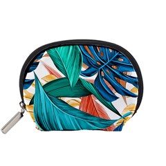 Leaves Tropical Exotic Accessory Pouch (small) by artworkshop